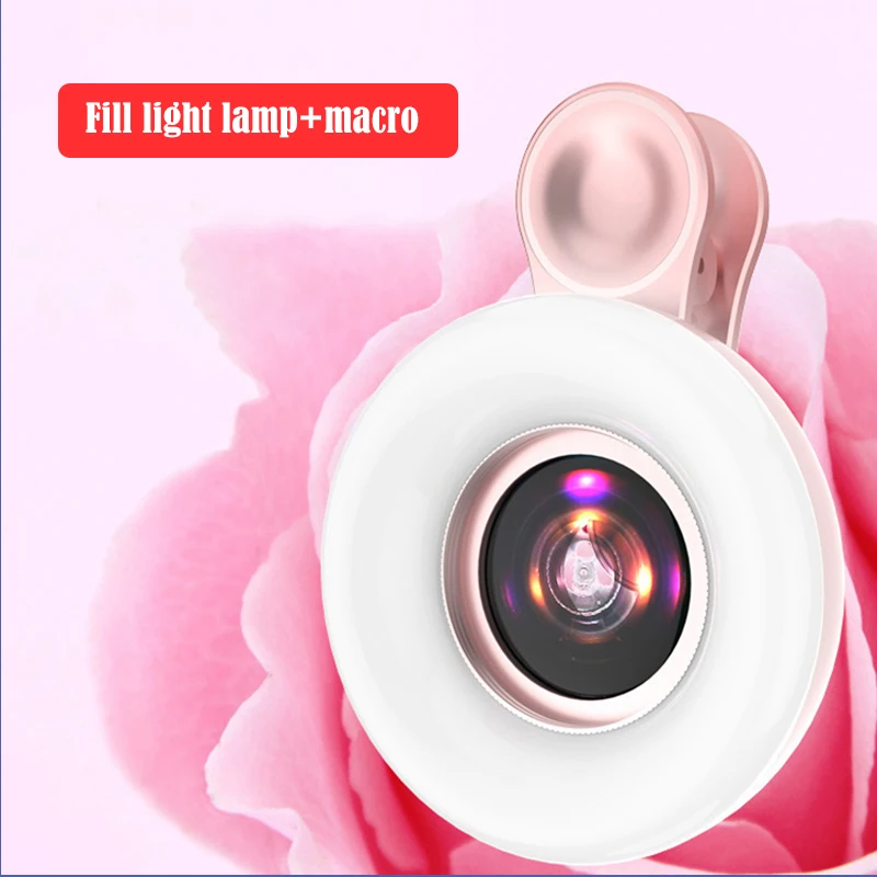 Macro Lens For Phone Accessories Lens For Cell Phone Camera Protector iPhone Zoom Lens For Mobile Lenses Ring Lamp Polarized Len