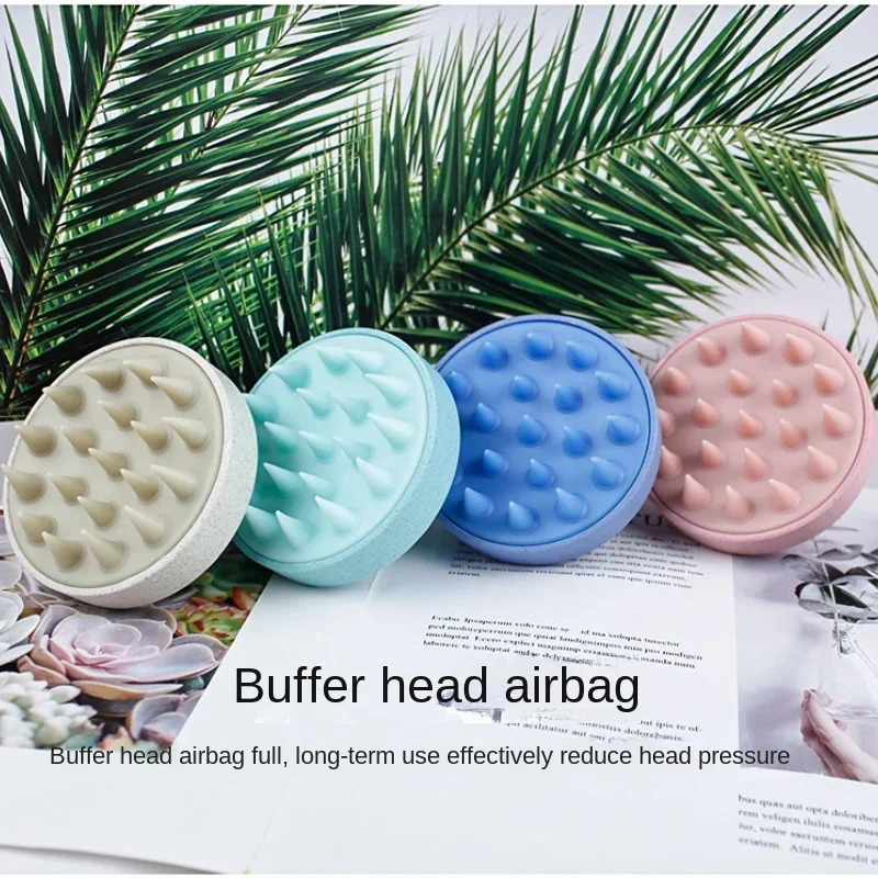 Head Cleansing and Massage Wet and Dry Scalp Massage Brush Soft Massage Cushioned Airbag Non-invasive Scalp Deep Conditioning