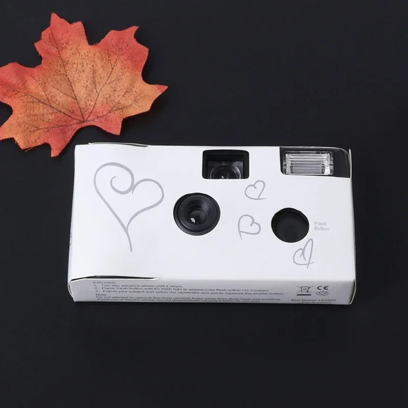 35MM Disposable SIV Film Cameras 17 Photos Power Flash HD Single Use Wedding traveling Disposable Camera for Party Girls Gift