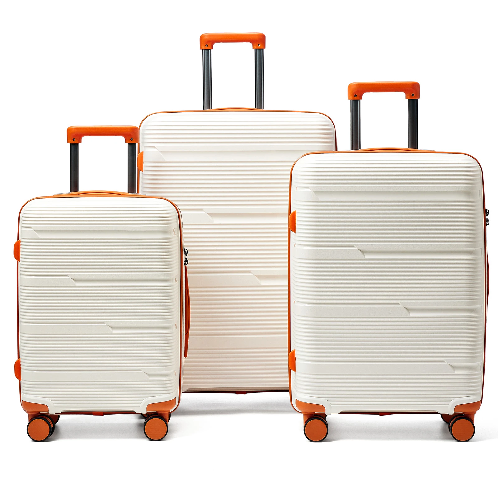 3pcs Travel Suitcases on Wheels, Large Size Luggage Travel Box 10kg Airplane Cabin 20 24 28 Inch, Medium Carry-on Suitcase Case