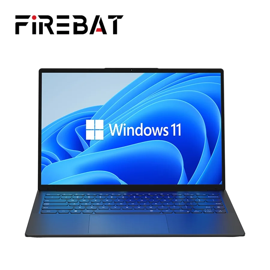 Firebat A16 Laptop 16 Inch CPU N5095 N100 16GB RAM SSD 512GB 1TB BT4.2 WiFi5 LPDDR4 Lightweight Business Computer Notebook