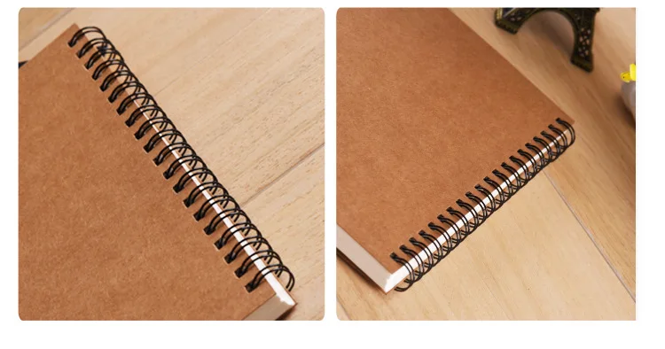 Blank Notebook A5 A6 Spiral Sketchbook Graffiti Notebook Diary Jouranl school supplies 50 Sheets Kawaii korean stationery