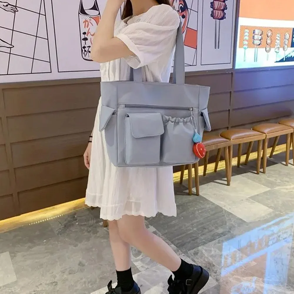 Large Capacity Crossbody Bag with Multiple Pockets, Oxford Messenger Bag - Adjustable Shoulder Bags for School Travel Work Daily