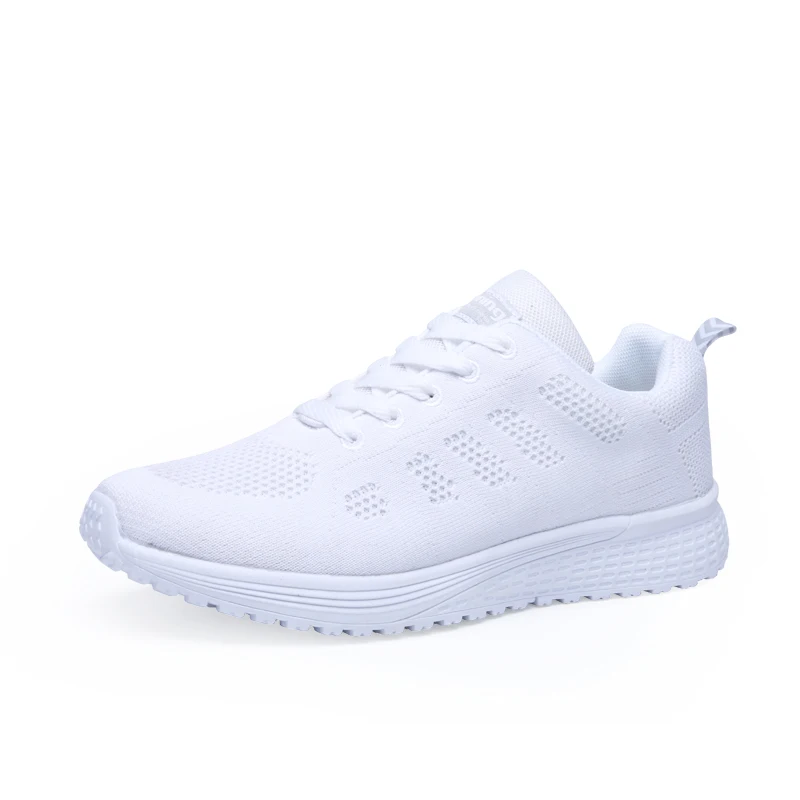 Ladies Casual Shoes Fashion Breathable Walking Mesh Flat Men's Sports Sneakers