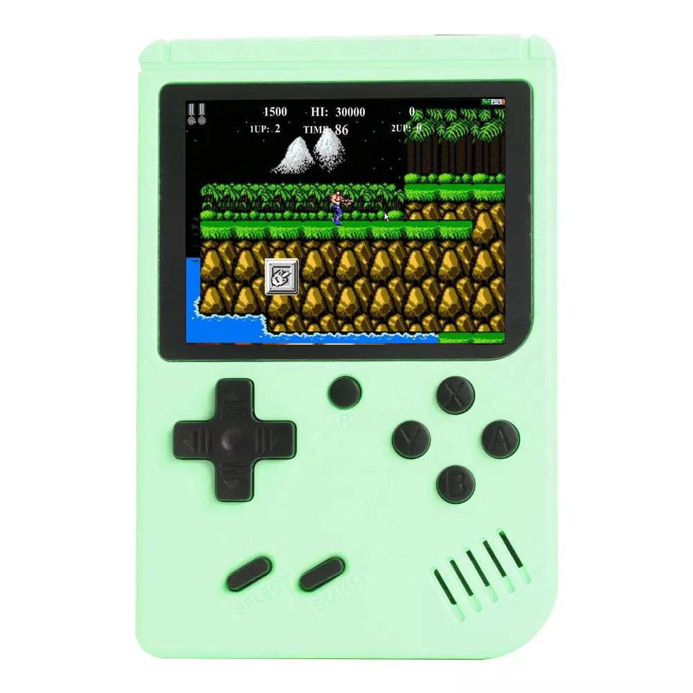 Retro Portable Mini Video Game Console Built-in 400 500 Games 8-Bit LCD Game Player AV Handheld Game Console For Kids