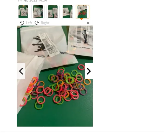 100Pcs/Pack Mixed Colors Latex Orthodontic Elastic Rubber Bands Traction Ring Ligation Coil Durable Dentist Braces Tools